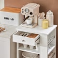 Miniatyrbild 6 av 8: Rootz Portable Uteköksskåp - Vikbar köksö - Förvaringsorganisator - MDF(E1) - 50cm x 86cm x 37cm - 15,1kg - Flaskhylla