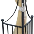 Miniatyrbillede 6 af 11: Rootz Castile Garden Gazebo - Sort, Brun - Metal, Polyester - 118,11 cm x 118,11 cm x 108,27 cm
