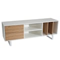 Miniatyrbillede 1 af 7: Rootz Modern Design TV Underskab - Lowboard - Underholdningscenter - Eg Dekoration - Rummelig opbevaring - 150 cm x 55 cm x 40 cm