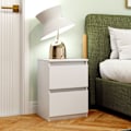 Pikkukuva 2 / 11: Rootz 2 -laatikon sängyn pöytä - Yöpöytä - sivupöytä - runsaasti säilytystilaa - 39,6L x 32,3W x 56H CM