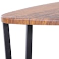 Miniatyrbillede 8 af 11: Rootz Amaranth sofabordssæt - naturlig, sort - konstrueret træ, stål - 22,04 cm x 21,33 cm x 17,91 cm