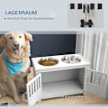 Miniatyrbillede 5 af 10: Rootz forhøjede hundeskålesæt - Hævet foder til kæledyr - Justerbar højde - Rustfri stålskåle - Store hunde - 60 cm x 30 cm x 43 cm