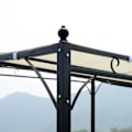 Pikkukuva 7 / 11: Rootz Roofing Pavilion - musta - metalli, polyesteri - 116,92 cm x 116,92 cm x 77,95 cm
