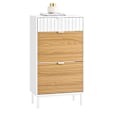 Pikkukuva 1 / 7: Rootz Shoe Storage -kaappi - kenkäjärjestäjä - jalkineiden hyllyt - MDF- ja metallivakaus - 60x110x35cm