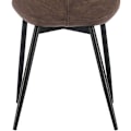 Miniatyrbillede 8 af 9: Rootz sæt med 4 spisestuestole - Moderne stole - Stilfulde siddepladser - Holdbart kunstlæder - Ergonomisk design - Nem montering - 85,5 cm x 46 x 40,