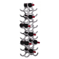 Miniatyrbillede 1 af 3: Rootz Design vinreol - flaskereol - vinreol til 27 flasker - aluminium - sølv