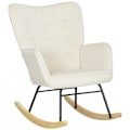 Miniatyrbillede 10 af 10: Rootz gyngestol - ammestol - afslapningsstol - fløjlspolstring - 98cm x 71cm x 101cm