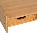 Miniatyrbillede 10 af 10: Rootz Monitor Stand - Skærm Stand - Skrivebord Organizer - Skuffer - Kontor - Stue - Naturlig - L49 x B25,5 x H11,5 cm