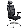 Miniatyrbild 1 av 8: Rootz Modern Swivel Chair - Kontorsstol - Ergonomisk stol - Meshöverdrag - Justerbart svankstöd - 120-130cm x 68cm x 68cm