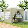 Miniatyrbild 2 av 11: Rootz Pop Up Gazebo Tent - Garden Pavilion - Foldbar Canopy - UPF50+ UV Protection - 248L X 248W X 270H CM - Grönt