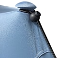 Miniatyrbillede 5 af 6: Rootz Solsejl - Vandtæt - Justerbar Letvægts - Foldbar Markise - Stålstøtter - Bæretaske - Sidepanel - Polyester - Blå - 300L x 300W x 200H cm