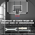Miniatyrbild 4 av 10: Rootz Basketball Hoop Set - Hoop Set - Basket Hoop - Splittersäker bakpanel - Justerbar höjd - 113cm x 61cm x 73cm