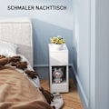 Miniatyrbild 5 av 11: Rootz sängbord - Modernt sidobord - Nightstand - Optimal förvaring - 20 cm x 30 cm x 50 cm - Perfekt för sovrum och vardagsrum