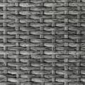 Miniatyrbillede 5 af 6: Rootz 3-delt Rattan Look Havemøbelsæt - 2 Stole - 1 Bord - Sammenklappelig - Syntetisk Rattan - Grå - 76W x 77D x 78H cm