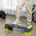 Miniatyrbild 2 av 10: Rootz Justerbar Aerobic Stepper - Stegplattform - Cardio Stepper - Halkfri yta - Justerbar höjd - Slitstark plast - 78cm x 28cm x 20cm