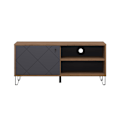 Pikkukuva 6 / 6: Rootz TV Lowboard - Television Stand - Media Console - Entertainment Center - TV Cabinet - Display Unit - Storage Shelf - Oak Kraft Gold/Graphite - 12