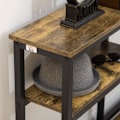 Miniatyrbillede 7 af 10: Rootz konsolbord - Sofabord - Entrébord - Industrielt design - Metal og spånplader - 120 cm x 23 cm x 75 cm