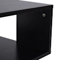 Miniatyrbillede 9 af 11: Rootz Side Table - 2-tier Side Table - Bed Table With Modern Design - Coffee Table For Office - Living Room - Dining Room - Black - 40 x 40 x 43 cm