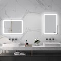 Miniatyrbild 9 av 10: Rootz badrumsspegel - LED sminkspegel - Touch Switch - Justerbar belysning - Anti-dimma - Minnesfunktion - Väggmonterad - 50cm x 4cm x 70cm