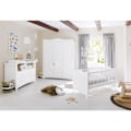 Miniatyrbillede 3 af 11: Rootz Florentina Nursery Set - Cot Bed - Wide skiftende enhed - Alsidig opbevaring - 146 cm x 76 cm x 85 cm COT -målinger