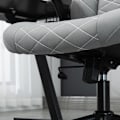 Miniatyrbillede 8 af 10: Rootz Vinsetto Kontorstol - Ergonomisk Skrivebordsstol - Justerbar Højde Stol - Vippefunktion - Sammenfoldelige armlæn - 65,5 cm x 69,5 cm x 112-122 c