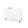 Pikkukuva 2 / 3: Rootz Changing Unit 'Pan' Extra Wide - Baby Dresser - Taimitarhoasema - Säädettävä asetus - 140 cm x 56/78 cm x 101cm