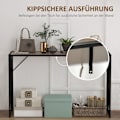 Miniatyrbild 7 av 11: Rootz Console Table - Hallway Table - Industrial Design - Robust Metal Frame - 120 cm x 35 cm x 75 cm