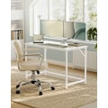 Pikkukuva 2 / 6: Rootz Modern Desk - Kirjoituspöytä - Työpöytä - Lastulevy ja teräs - 60cm x 120cm x 76cm