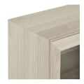 Pikkukuva 6 / 11: Rootz-seinäkaappi - Säilytyskaappi - Vitriinikaappi - Tyylikäs valkoöljypinta - Kestävä massiivitammea - Runsaasti säilytystilaa - 42cm x 212cm x 79cm
