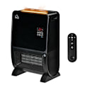 Miniatyrbillede 1 af 5: Rootz Heater - Heater Electric - 2 In 1 Fan Heater - Heater Med Fjernbetjening - 2000W Med GS ABS - Sort - 33 X 21 X 49,5 Cm