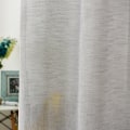 Miniatyrbild 8 av 11: Rootz Transparent Linne-Look Gardin - Draperi - Fönsterbeläggning - Skir - Fönsterbehandling - Panel - Skärm - Ljusgrå - 140x245cm