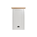 Miniatyrbild 7 av 8: Rootz Wall Cupboard - Stylish Hanging Cabinet with Adjustable Door and Shelf - Grey Oak - 46x73x24 cm