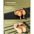 Miniatyrbillede 6 af 7: Rootz Skostativ Organizer - Opbevaringsstativ - Skostativ - Stålramme - Ikke-vævede stofhylder - PP plastikforbindelser - 29,5 cm x 86,9 cm x 157,6 cm