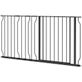 Miniatyrbillede 1 af 10: Rootz Pet Safety Door Guard - Pet Gate - Hundeport - Dobbelt låsemekanisme - 145 cm x 76 cm - Stål og ABS - Justerbar bredde - Sort