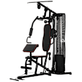 Miniatyrbillede 1 af 11: Rootz Multi -Gym træningscykel - Træningsstation - Vægtbænk - Omfattende træning - 170x104x205cm - Forstærket stål - Sort