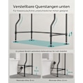 Miniatyrbillede 5 af 6: Rootz Metal toilethylde - Organizer til badeværelset - Opbevaringsstativ - Robust konstruktion - Pladsbesparende - Nem montering - 30 cm x 63 cm x 176