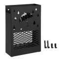 Miniatyrbillede 1 af 7: Rootz Paraply Stand - Metal Paraply Stand - Paraply Holder - Paraply Opbevaring - Stål - Sort - 28 x 12 x 41 cm