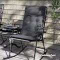 Miniatyrbillede 8 af 10: Rootz 2 stykker Sun Lounger Set - Garden Lounger Puder - polstrede puder - Vandafvisende, fade -resistent - 50x116x5 cm - Grå