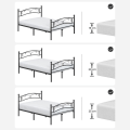 Miniatyrbillede 4 af 9: Rootz Sengeramme - Metal Sengeramme - Platform Sengeramme - Justerbar Sengeramme - Fuld Sengeramme - Moderne Sengeramme - Rustik sengeramme - Pulverla