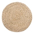 Pikkukuva 3 / 3: Rootz Bombay Placemats -sarja 4 - Pöytämatot - Jute Placemats - maalaismainen viehätys - Ø38cm x 0,5cm