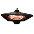 Pikkukuva 3 / 7: Rootz Ceiling Heater - Radiant Heater - LED Lighting - Remote Control - 2000w - 43x43x25cm