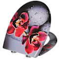 Pikkukuva 5 / 11: Rootz-wc-istuin Soft-Close-mekanismilla - Duroplast - Pikavapautustoiminto - Antibakteerinen - O-muoto - Liukumattomat puskurit - 45,5 cm x 37,1 cm