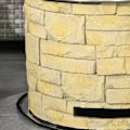 Pikkukuva 4 / 7: Savuton Rootz Fire Bowl - Fire Pit - Outdoor Fire - Kaksoispolttorakenne - Ø52 x 39H cm - Mukana matto