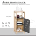 Miniatyrbillede 9 af 10: Rootz Bathroom Cabinet - Multi-function Cabinet - Cabinet - Adjustable Cabinet - Grey