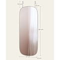 Pikkukuva 5 / 10: Rootz-seinäpeilisarja - Musta koristepeili - MDF-lasi - Kevyt - Helppo asennus - 120 cm x 47 cm x 1,2 cm