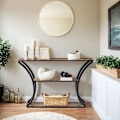Miniatyrbillede 2 af 6: Rootz Flurt Console Table - Hallway Table - Entryway Table - Rumbesparende design - 120 cm x 30 cm x 80 cm