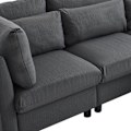 Miniatyrbillede 6 af 11: Rootz Modern 3-sæders hjørnesofa - Komfortabel sofa - Ergonomisk sofa - Rygstøtte - 220L x 157P x 81H cm