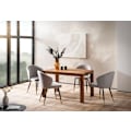 Miniatyrbild 3 av 6: Rootz Rectangular Dining Table - Timeless Design - Solid Wood Table - sträcker sig till 200 cm - Sits 10 - 200 cm x 80 cm x 76 cm