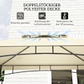 Miniatyrbillede 4 af 11: Rootz BBQ Telt - Grill -Zelt - Garden Pavilion - Luftcirkulation - 240 cm x 150 cm x 257 cm