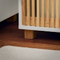 Miniatyrbillede 7 af 8: Rootz underskab til vask - Badeværelsesskab - Opbevaring under vask - Holdbare bambusdøre - Hævertrecess - Nem montering - 60 cm x 60 cm x 33 cm